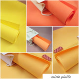 misto giallo chiaro scuro arancione becco d'oca pastello gomma eva crepla per creare fiori di fommy seta sottile 0.7 mm uso lavoretti creativi pasquali