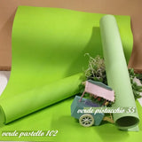 2 colori verde pastello 102 e pistacchio 55 per fommy gomma crepla carta eva 1 mm foam mousse foamy uso creare moosgummi sottile modellabile hobby bambole fate follettine natalizie foglie fiori piantine