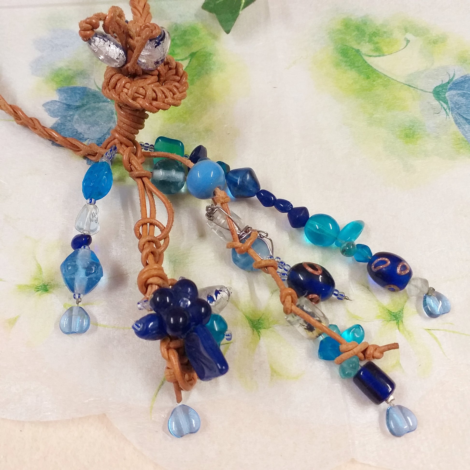 collana frange perline 8 mm forma cuore vetro distanziali uso fai da te bracciali di perle cuoricini per bigiotteria gioielli bijoux festa mamma