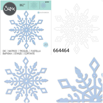 fiocco di neve e ghiaccio fustelle natalizie Big Shot per fommy gomma eva crepla feltro pannolenci tema composizioni floreali addobbi e decorazioni albero Natale