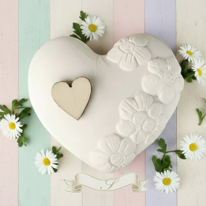 cuore fiori margherite gessetto fai da te bomboniere da profumare per ricordini souvenir segnaposto matrimonio compleanno anniversario san valentino festa della mamma