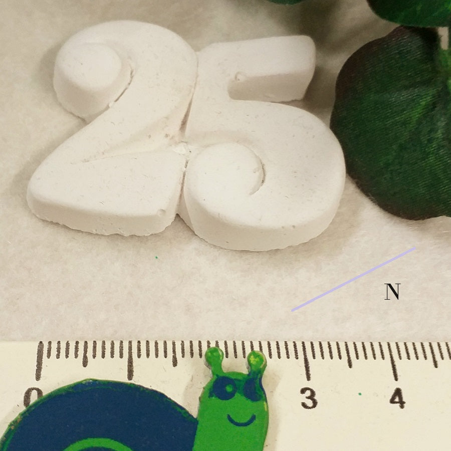 numero 25 shop online vendita gessetti da profumare bomboniere fai da te matrimonio nascita segnaposto anniversario nozze d'argento venticinquesimo compleanno