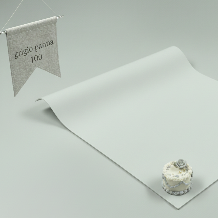 colore stafil grigio-panna 100 per fare torte scenografiche di fommy gomma crepla eva con stampi e decorazioni fiori perle bianche