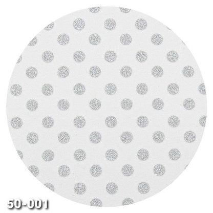 bianco pois argento glitter shop online vendita gomma crepla Natale fommy stampato fantasia per decorazioni natalizie albero vetrine packaging confezioni pacchi regalo