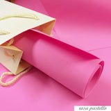 rosa pastello fommy seta carta eva gomma crepla 0.7 mm molto sottile termo-modellabile manuale per fiori piccoli grandi giganti