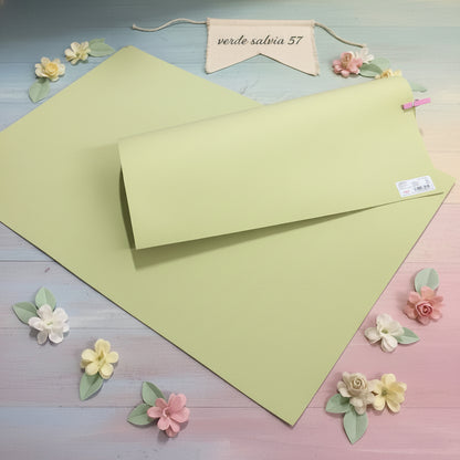 colore 57 verde salvia chiaro 719000 stafil fommy 2 mm gomma crepla spessa morbida modellabile uso lavoretti creativi bambini fiori giganti torte scenografiche compleanno centrotavola pasquale fiorellini bomboniere di carta eva