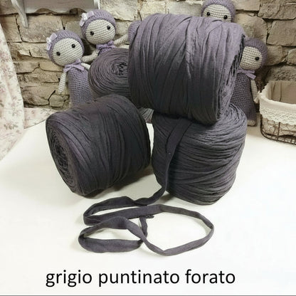 colore grigio cotone per cestini uncinetto bambole amigurumi pupazzi