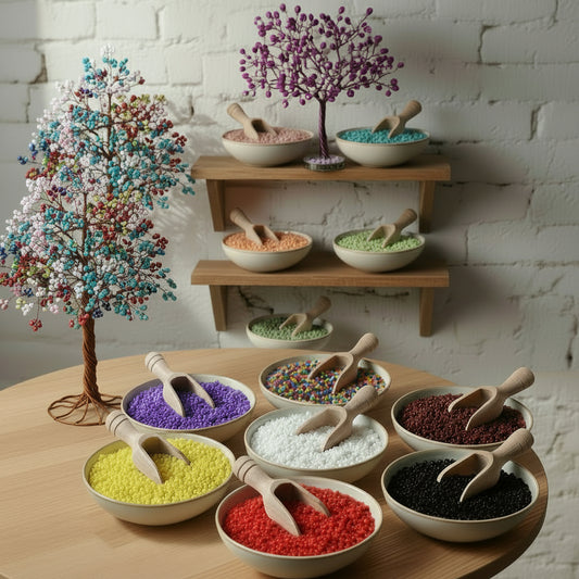 rosso marrone viola lilla turchese colori pastello e vivaci hobby perline 2,5 mm 9.0 vetrina negozio conteria vetro lucido veneziana rocailles perle per tessitura uso creare animali di perle 3D fiori bonsai piante alberi Pasqua Natale gioielli bijoux bigiotteria