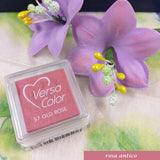 57 old-rose rosa antico cuscinetto timbri pigmento inchiostro versacolor per colorare fiori fommy tessuto termico termoformabile primette Renkalik