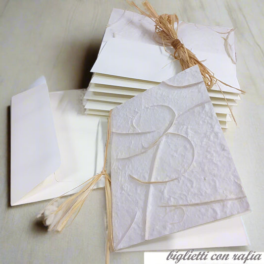 rafia prima comunione cresima anniversario matrimonio nozze oro argento busta invito kit scrittura biglietti carta di riso a mano avoha beige partecipazioni fai da te da scrivere