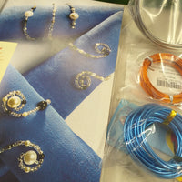 fili alluminio colore argento blu rame per kit fai da te decorazioni di perle e bigiotteria idea portatovagliolo perline segnaposto natale