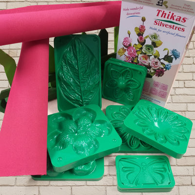 Stampi per fommy rose o fiori stoffa velluto primavera vendita online