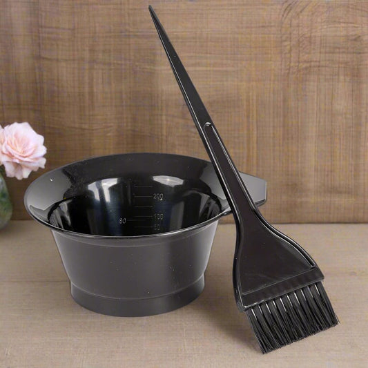 kit fai da te tintura capelli in casa uso professionale parrucchiere ciotola pennello per tinta colorazione meches colpi di luce