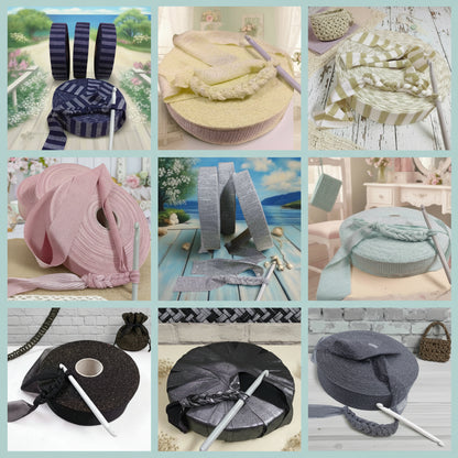 a righe con glitter brillantini lamè fettuccia lurex tulle lycra nero-oro blu tiffani-chiaro rosa-cipria ghiaccio beige argento uso borse uncinetto cestini scaldacollo collane sciarpe stole cappelli pochette clutch bags sera cerimonia