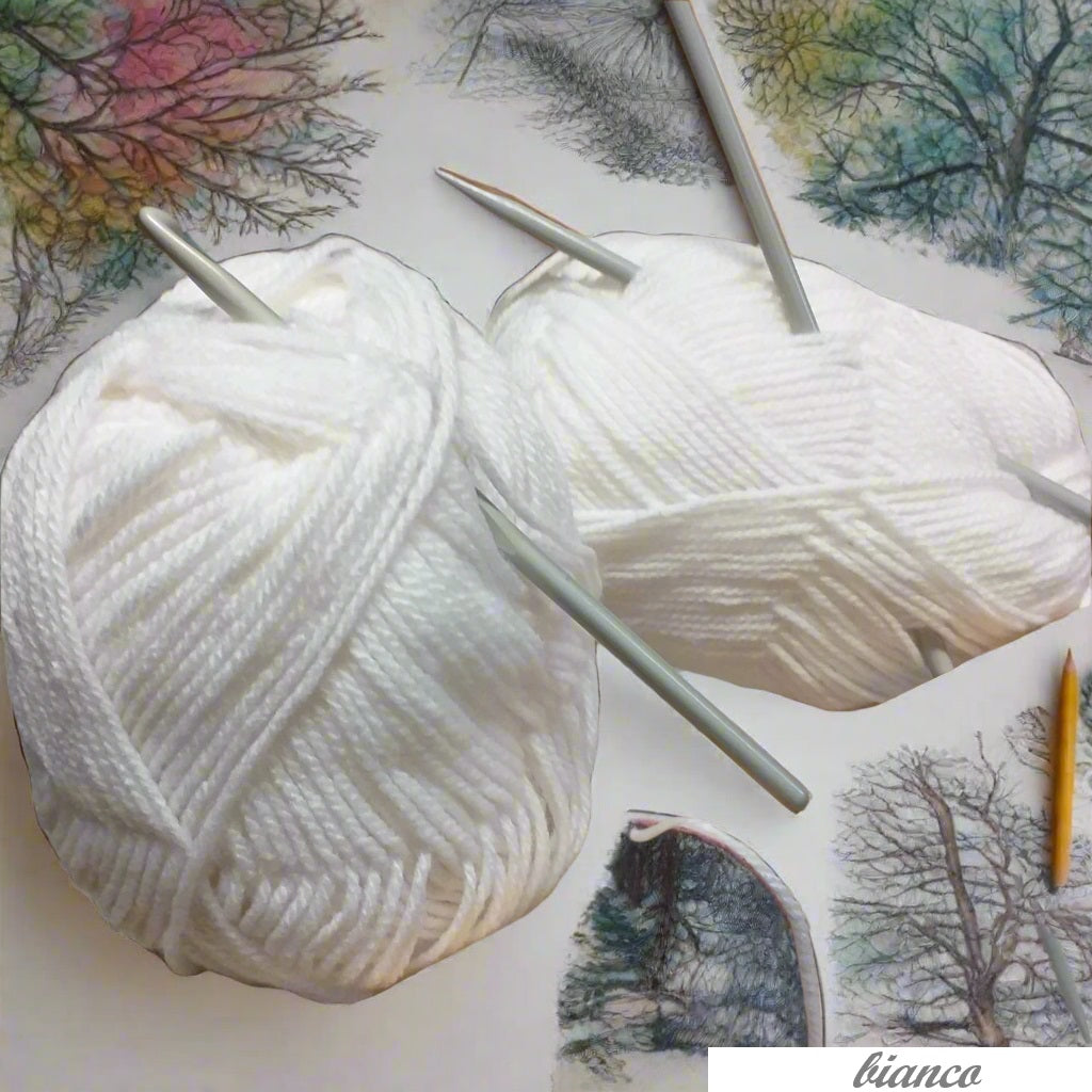 Lana Colorata Biella - Gomitolo 50g 140m, 100% Acrilico, Morbida Per Uncinetto E Ferri, Colore Rosa 1618 - Foto 2