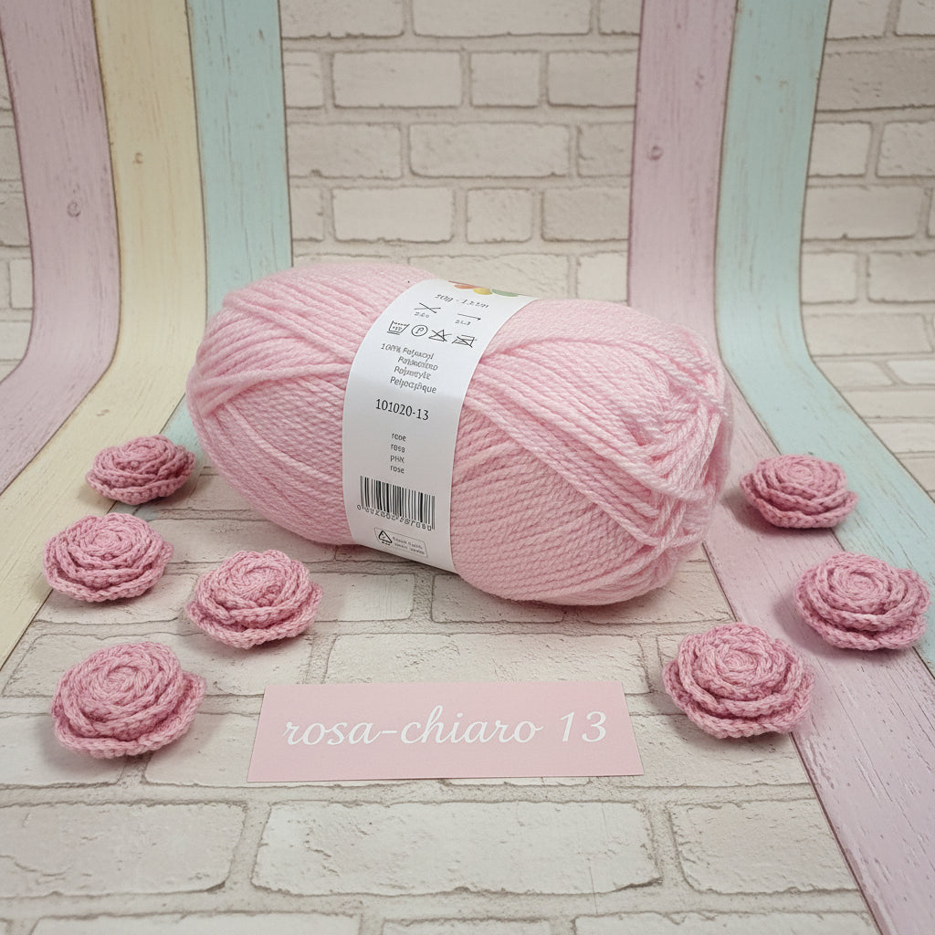 rosa chiaro 13 colori pastello misto lana acrilico sintetico gomitoli per Ferri lavori a maglia e uncinetto vetrina eco-friendly uso sferruzzare maglione amigurumi pasquali decorazioni natalizie mandala