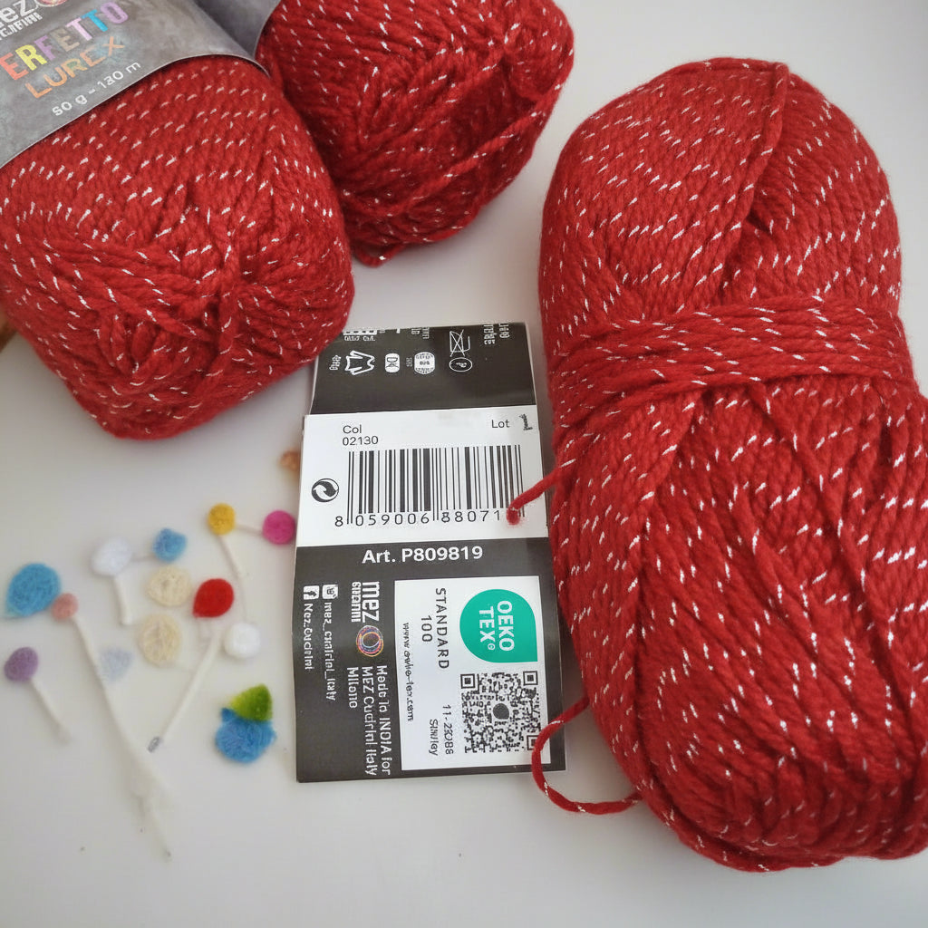 Merceria Pour Toi... Lana Red Heart Lisa Lurex Gomitolo 50gr Maglione Sciarpa Cappello Scaldacollo Vari Colori Acrilico Poliestere (13 Verde Smeraldo/Argento Merceria Pour Toi... Lana Red Heart Lisa Lurex Gomitolo 50gr Maglione Sciarpa Cappello Scaldacollo Vari Colori Acrilico Poliestere (13 Verde Smeraldo/Argento