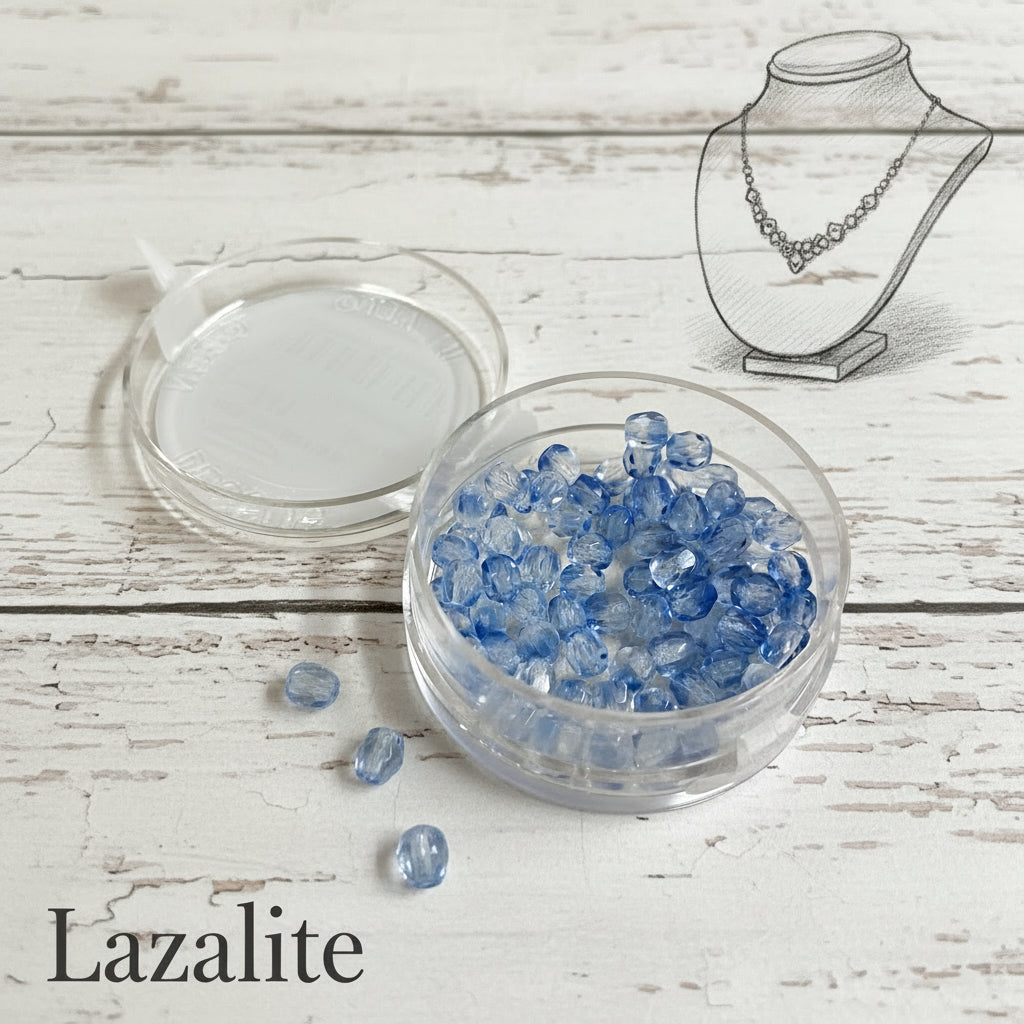 lazalite cristalli perline collane e bigiotteria offerta perle 4 mm sfaccettate uso tessitura intreccio uncinetto collane