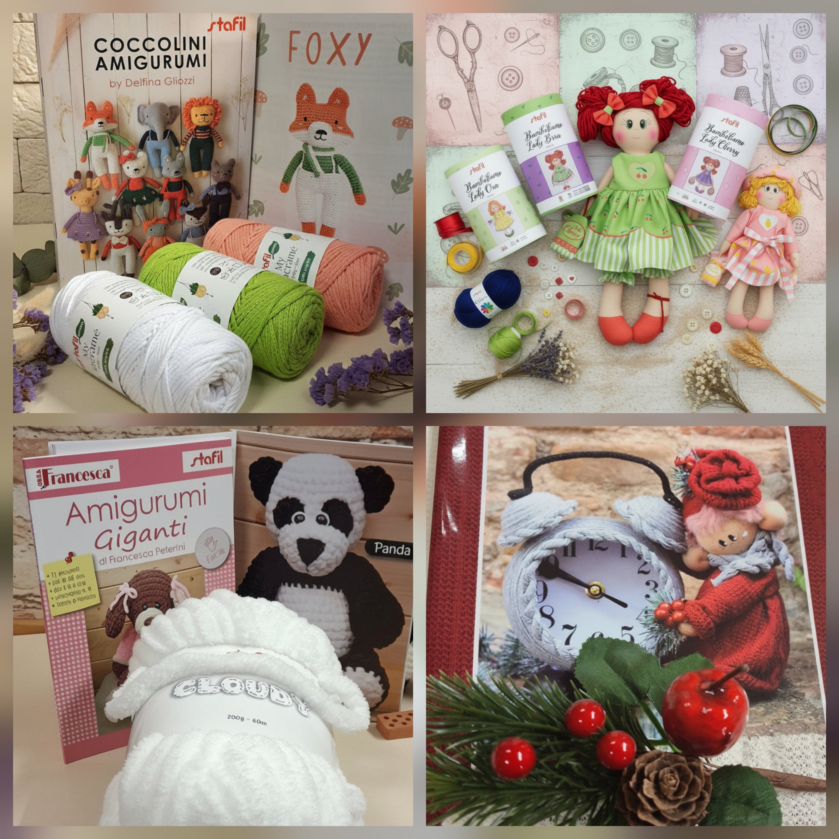 libretti stafil cartamodelli per amigurumi uncinetto bambole e pupazzi di pezza cucito creativo