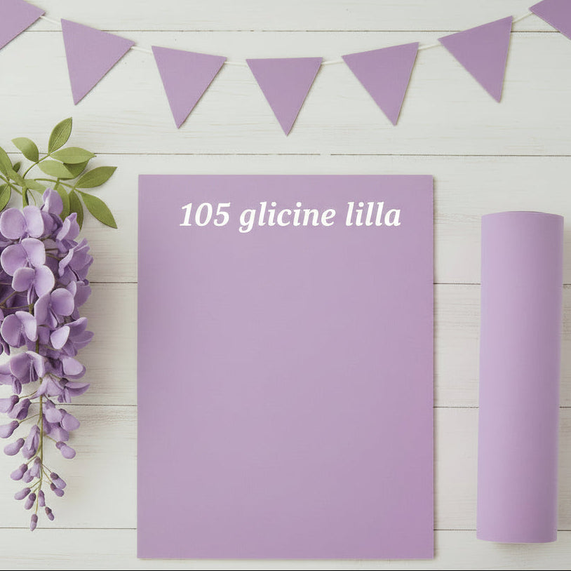 105 Stafil lilla glicine 105 craft foam mousse fogli colori fommy soft 1 mm sottile modellabile per fiori con stampi gomma eva carta crepla creazioni visi bambole natalizie pupazzi 