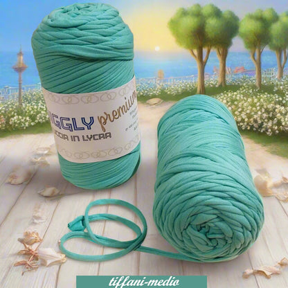 tiffani-medio shop lycra soft fettuccia borse uncinetto produttore Cucirini Tre Stelle Wiggly Premium poliestere con elastane morbida uso crochet pochette clutch bags abbigliamento moda shopper cestini