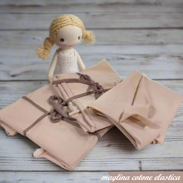 Tela toile lycra tessuto maglina skin teletta cotone bambole