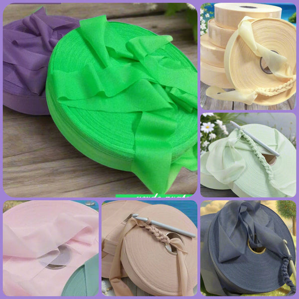 shop fettuccia estate 2025 verdino shabby rosa chiaro tinta pelle giallino   viola moda maglina stafil jersey borse cestini tappeti uncinetto scaldacollo collane pochette clutch bags abbigliamento mare
