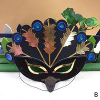 pavone animale maschera carnevale veneziana classica donna festa party a tema paillettes