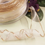 Bealif Nastro in organza bianco per confezioni regalo, nastro in chiffon trasparente, 45 m, per progetti di cucito fai da te, fiorista, matrimonio, San Valentino, anniversario, decorazione Bealif Nastro in organza bianco per confezioni regalo, nastro in chiffon trasparente, 45 m, per progetti di cucito fai da te, fiorista, matrimonio, San Valentino, anniversario, decorazione