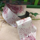 nastro fiori rose scritte paesaggio per bomboniere fai da te e confettata in carta stampato simboli matrimonio