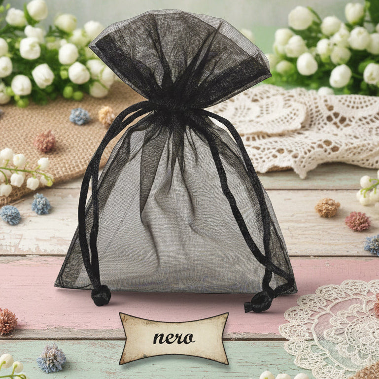 Sacchetto Portaconfetti Organza Verde Tiffany - Mobilia Store Home - Foto 10