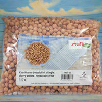 vendita a peso 750 grammi kirschkerne cherry stones di noccioli di ciliegia uso hobbistica imbottitura cuscini termici pupazzi bambole materiale naturale da riempimento Stafil Spa linea green