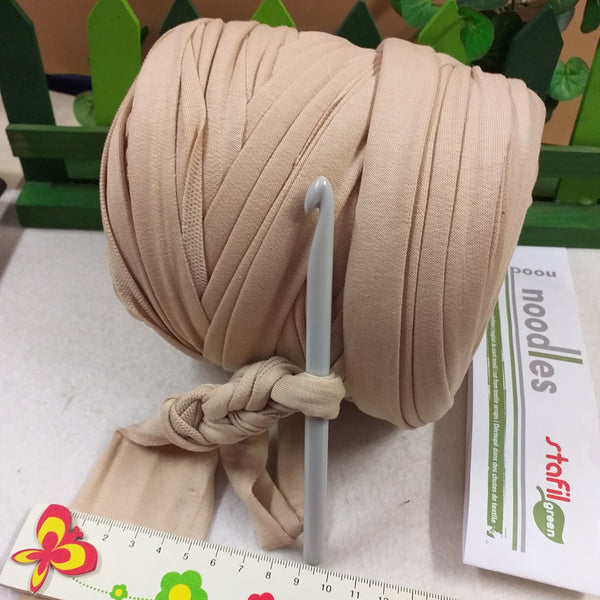 Nocciola fettuccia cotone elasticizzato uncinetto alta 5 cm per borse –  hobbyshopbomboniere