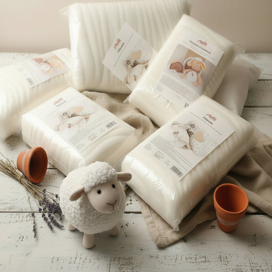 Fullwatte Stafil vetrina sacchi da 200 g 250 g 1 kg vendita a peso ovatta per imbottitura cucito creativo bambole pupazzi bomboniere normale morbida e siliconata federa imbottita per cuscino fai da te