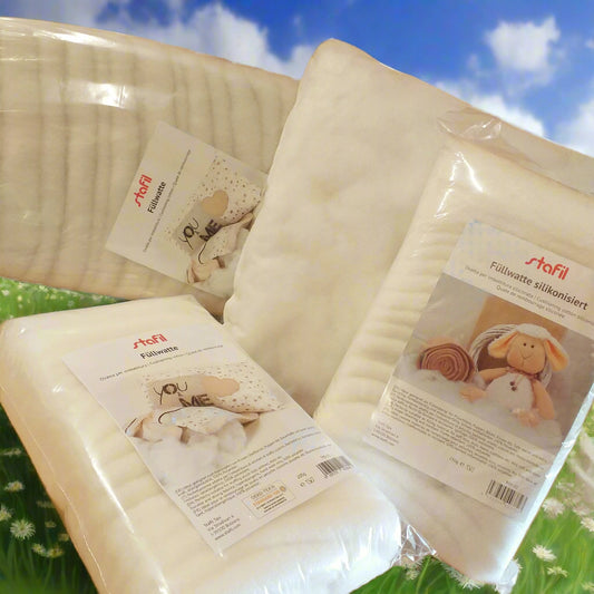 Fullwatte Stafil vetrina sacchi da 200 g 250 g 1 kg vendita a peso ovatta per imbottitura cucito creativo bambole pupazzi bomboniere normale morbida e siliconata federa imbottita per cuscino fai da te