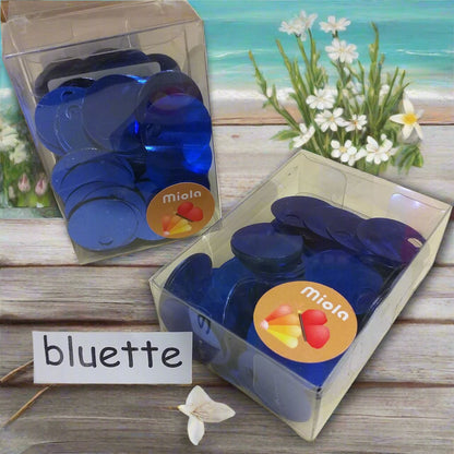 bluette grandi giganti paillettes da 25 mm foro 5 mm per borse uncinetto pochette di fettuccia thai lycra lurex clutch bags crochet knitting chunky