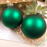 colore verde sfere palline vetro 70-80 mm addobbi albero Natale fai da te decorazioni da appendere vetrinistica