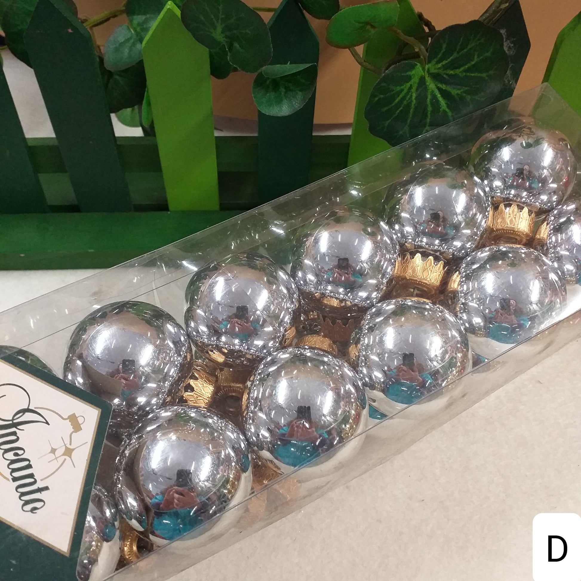 argento piccole 4 cm stock palline plastica assortite sfere da appendere all'albero di Natale per addobbi decorazioni natalizie vetrinistica fuoriporta ghirlande corone avvento