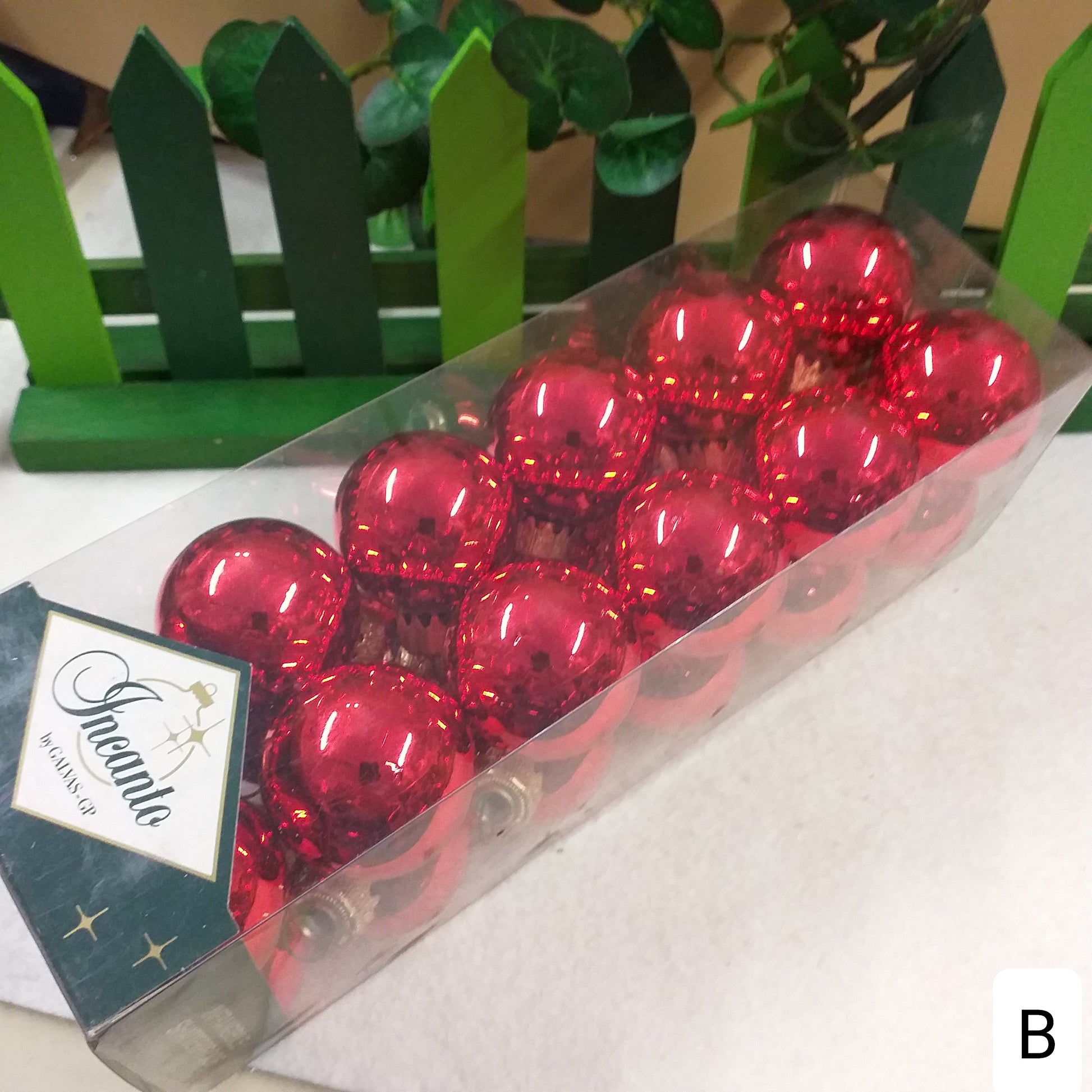 rosse piccole 4 cm stock palline plastica assortite sfere da appendere all'albero di Natale per addobbi decorazioni natalizie vetrinistica fuoriporta ghirlande corone avvento