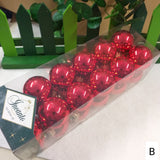 rosse piccole 4 cm stock palline plastica assortite sfere da appendere all'albero di Natale per addobbi decorazioni natalizie vetrinistica fuoriporta ghirlande corone avvento