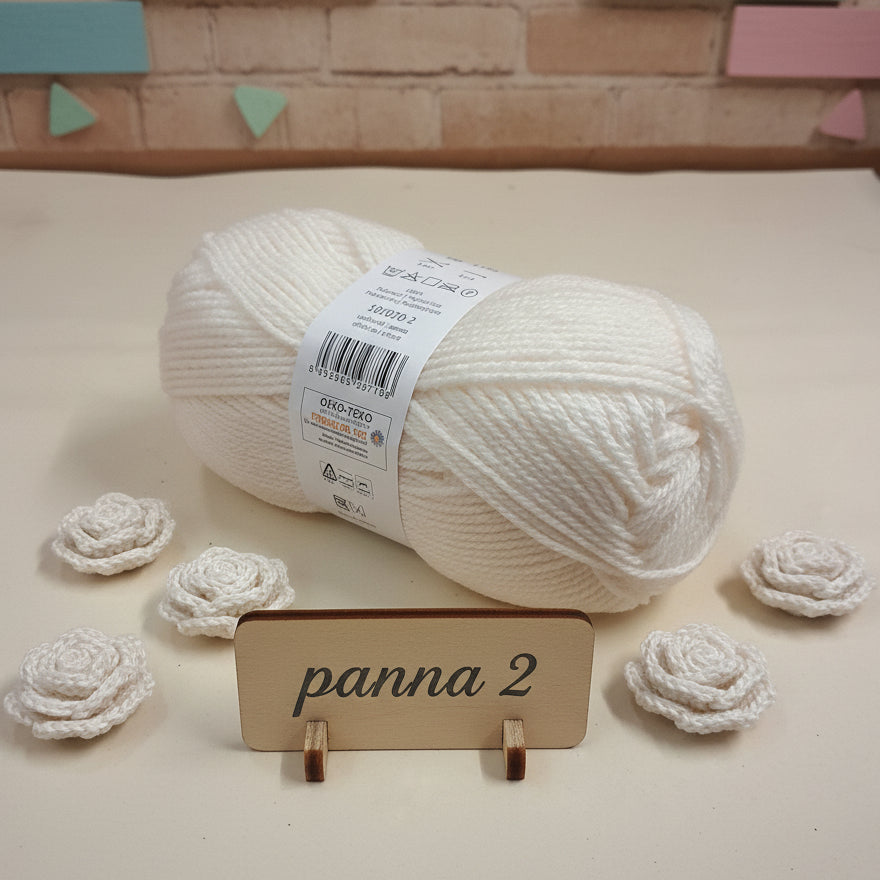 panna 2 pastello misto lana acrilico sintetico gomitoli per Ferri lavori a maglia e uncinetto vetrina eco-friendly uso sferruzzare maglione amigurumi pasquali decorazioni natalizie mandala