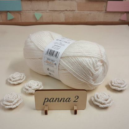 panna 2 pastello misto lana acrilico sintetico gomitoli per Ferri lavori a maglia e uncinetto vetrina eco-friendly uso sferruzzare maglione amigurumi pasquali decorazioni natalizie mandala