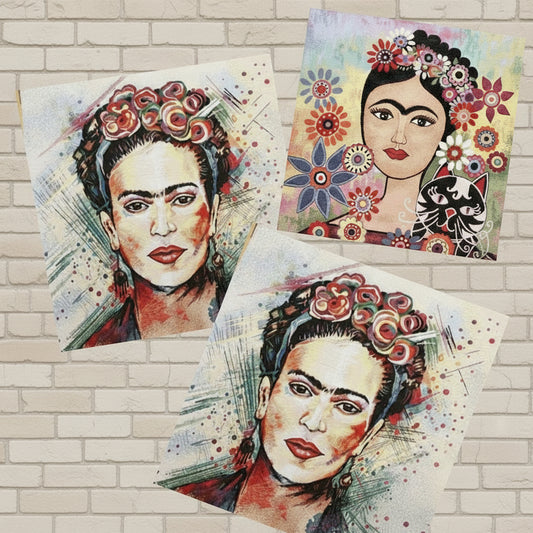 ritratto donna fiori gatto naif gobelin tessuto pannello uso creare cucito borsa cuscino quadro tappeto