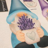 tazzina cuore e PS-067 pannello bambola azzurra di stoffa pezza kit fai da te gnomi lavanda 22 cm idee per creare pannolenci stampato pasquale elfetti rametti fiori lilla scritta per decorazioni