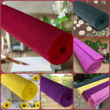 bordeaux carminio verde petrolio giallo  viola fucsia shop online vendita rotoli carta crespa pesante 180 g colorata per realizzare composizioni di fiori grandi giganti decorazioni packaging allestimenti vetrine fioristi centrotavola pasquali