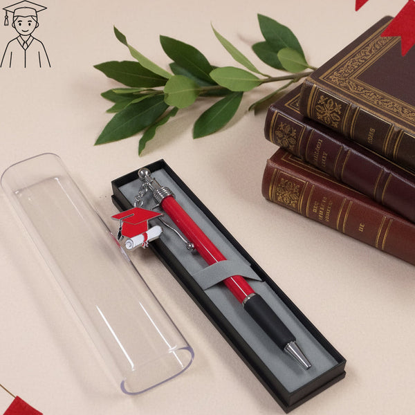 10 Penne A Sfera Nere Per Bomboniera Di Laurea - Scrittura Fluida E Design Elegante