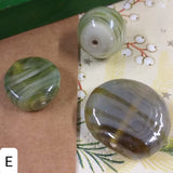 medaglia sfera piastra grande colore verde bamboo lotto E offerta perle vetrina perline di vetro particolari originali veneziane-style per bijoux fai da te gioielli di bigiotteria