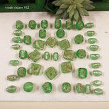 lotto perline verde chiaro 912 vendita perle vetro grandi sfuse a peso componenti mezzo chilo uso fai da te creare bracciale collana accessori borse fatte a mano