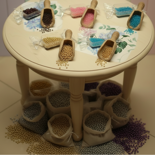 perline conteria rocailles beads perle di vetro 2.5 mm uso creare bijoux di bigiotteria fiori piantine bonsai alberelli in vendita a kg e 1/2 chilogrammo