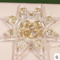 miele 10 mm lotto offerta G perle cristalli di vetro bigiotteria fai da te collane e bracciali dell'amicizia di perline